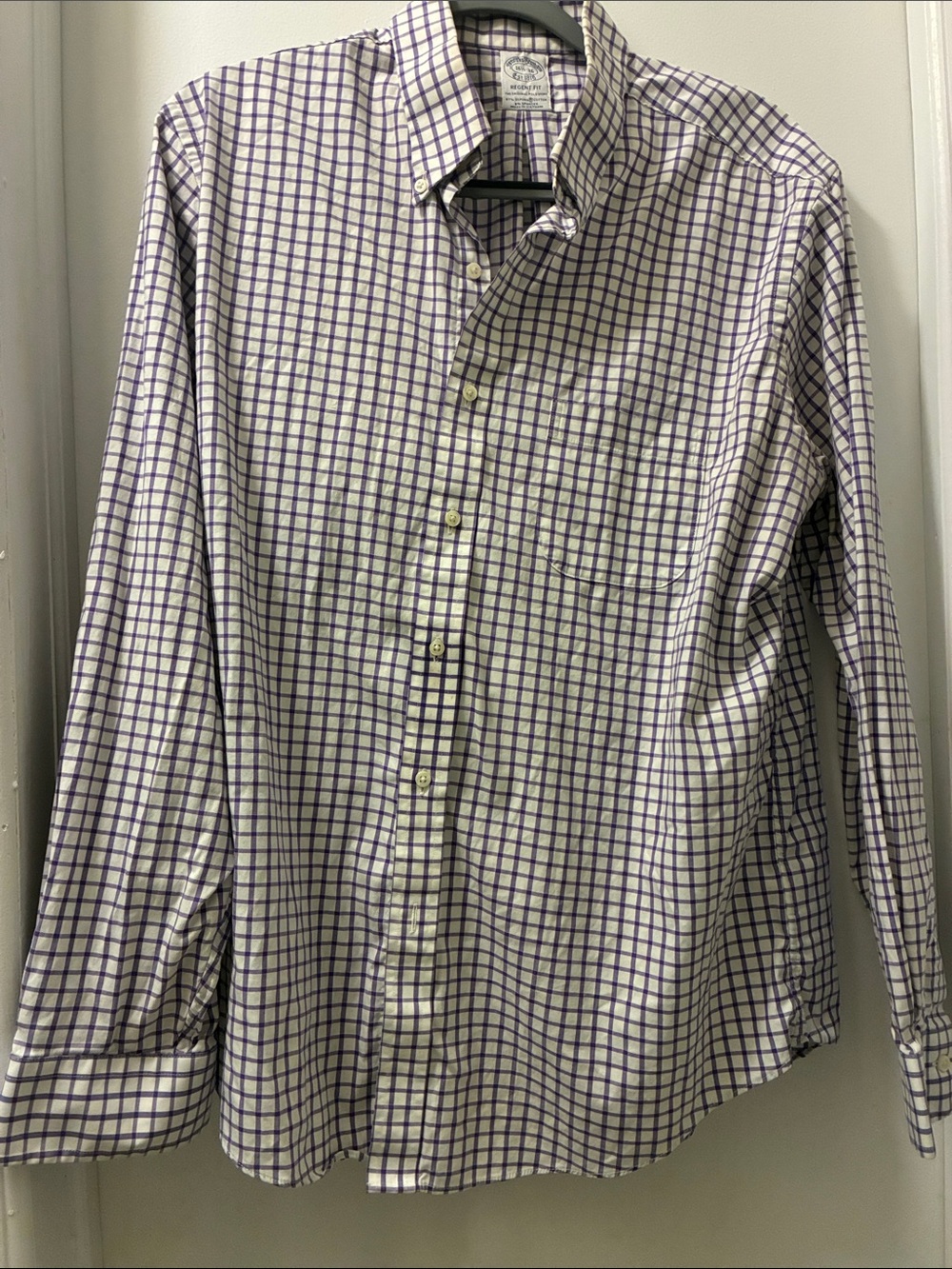 Brooks Brothers Classic Men's Button-Down Check Shirt